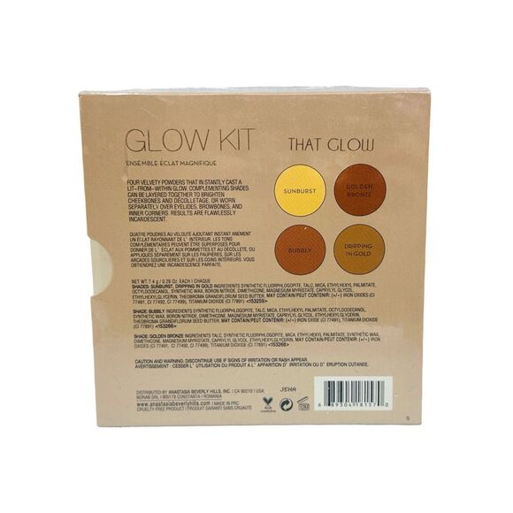 Anastasia Beverly Hills That Glow GLOW KIT Highlighter Palette 7.4g / .26 oz x 4 - Picture 3 of 3